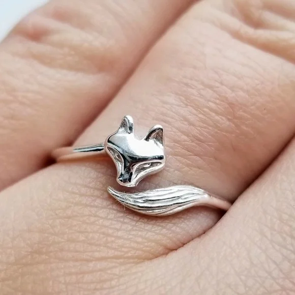 “Into the Woods” Fox Animal Minimalist Cute Ring - Picture 1 of 8